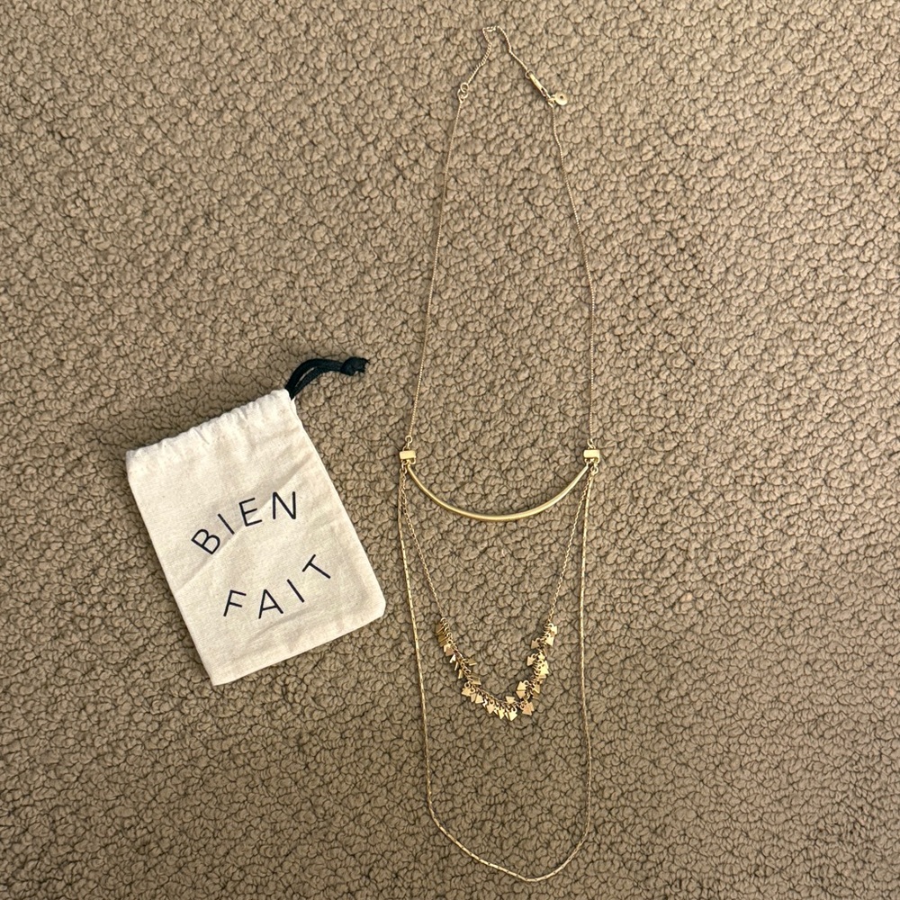 Madewell Gold Layered Necklace